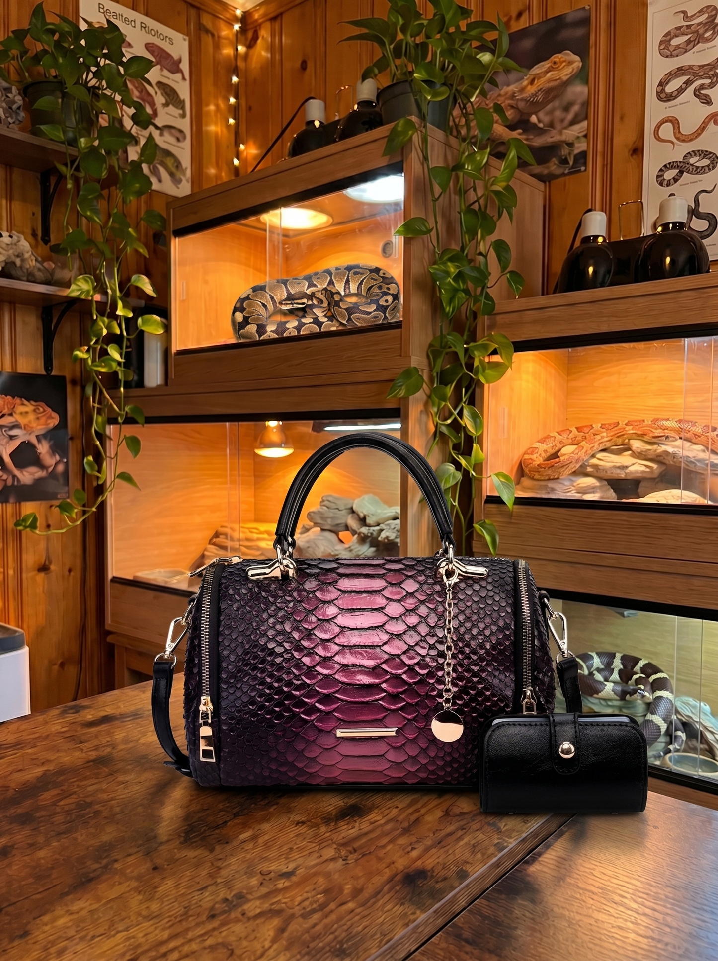 Snake Tote Bags